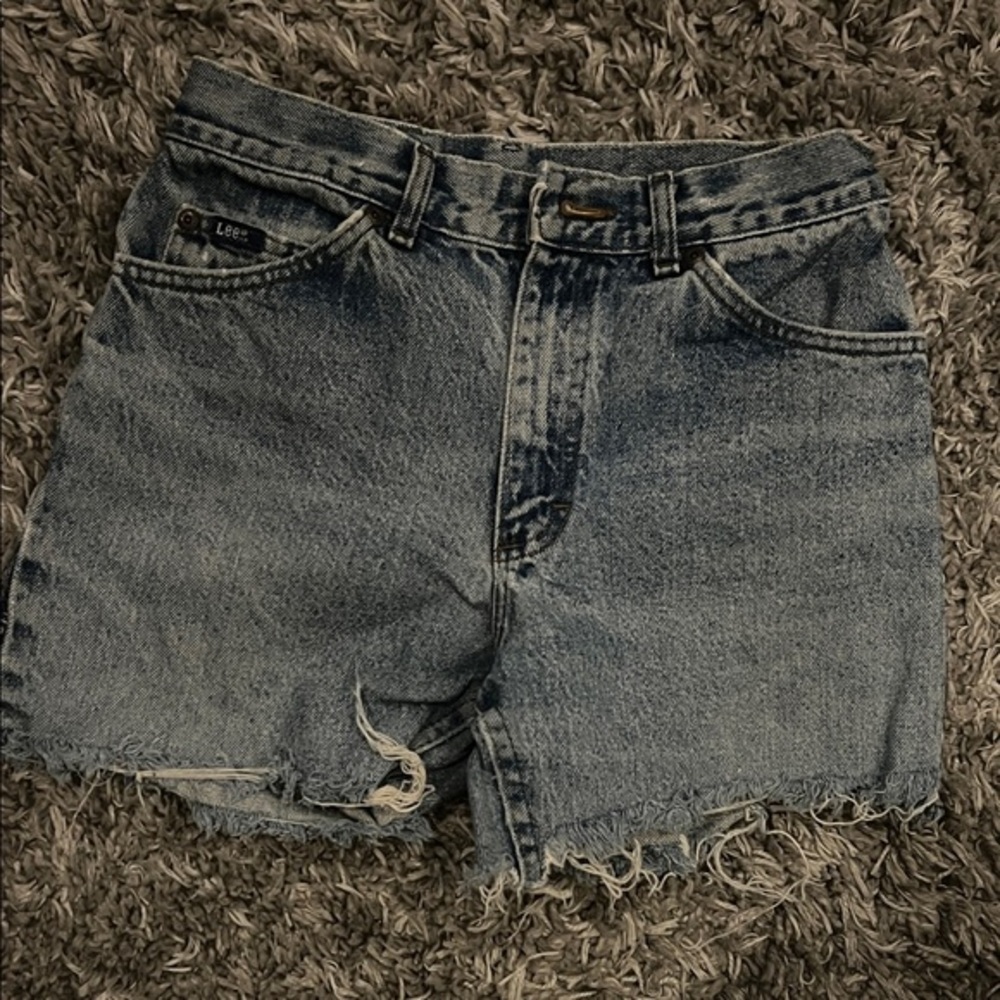 Lee Women's Blue Denim Shorts